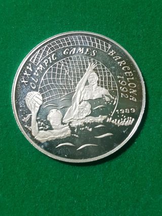 Laos 1989 50 Kip Silver Proof