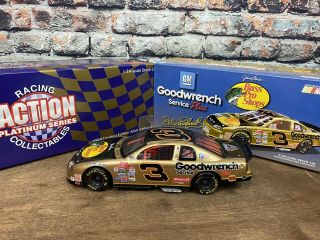 Dale Earnhardt 3 Bass Pro Shops Gold Goodwrench Service Plus 1:24 Stock Car