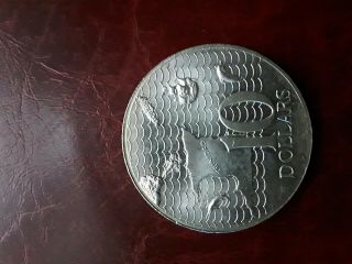 Trinidad And Tobago 1972 10 Dollars Silver Coin