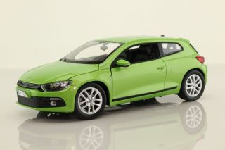 Welly 1:24 Scale; 2008 Volkswagen Scirocco; Lime Green Metallic; V Good Unboxed