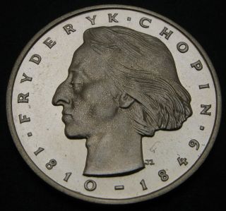 Poland 50 Zlotych 1972 Mw Proof - Silver - Fryderyk Chopin - 1144