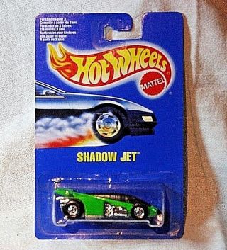 Vintage Hot Wheels 0477 Shadow Jet On Card