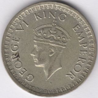 1943 British India George Vi Half Rupee | World Coins | Pennies2pounds