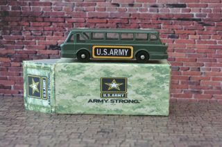 Dinky Matchbox Lesney No 40b Us Army Leyland Coach/bus Code 3 Restored/repainted