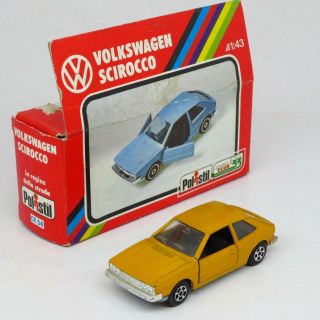 Polistil Ce54 - Volkswagen Scirocco Orange - Die Cast 1/43 Italy - Boxed Vw