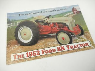 Danbury 1952 Ford 8n Tractor - Brochure Only