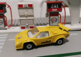 Matchbox Mb11 Lamborghini Countach 5000 S Yellow Open Boxed Vintage See Pictures