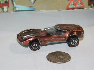 Vintage 1968 - 69 Mattel Hot Wheels Redline Copper Brown Torero Diecast