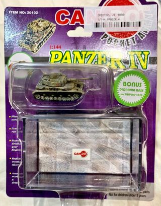 Cando (dragon) - Panzer Iv - 1945 - 1:144 - Inc Diorama Base & Display Case