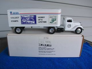 1937 Ford Semi Tractor Trailer Us Mail Coin Bank By Ertl