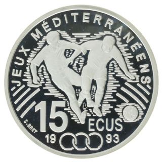 France - Silver 15 Ecus/100 Francs Coin - 