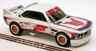 Hot Wheels 1973 Bmw 3.  0 Csl White Real Riders 1/64 Scale
