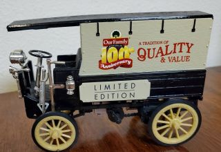 TOY 1904 Knox Delivery Wagon Our Family tradition quality and value limited 2