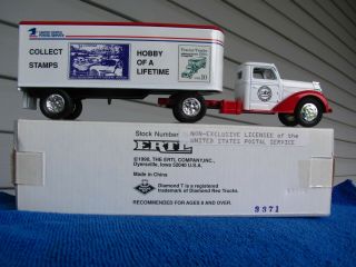 1948 Diamond T Reo Semi Us Mail Die Cast Coin Bank By Ertl