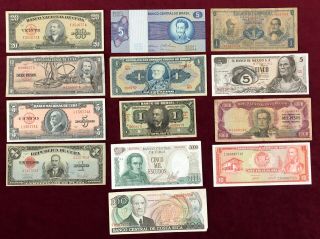 Central And South America 13 Notes From 8 Counties Fine To Extra Fine