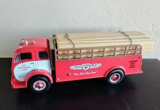 First Gear 1953 White 3000 Stake Truck With Lumber Ace Hardware 18 - 2099 1:34