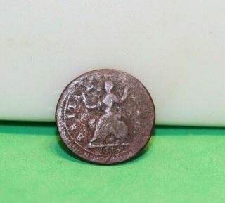 1719 Great Britain 1/2 Penny
