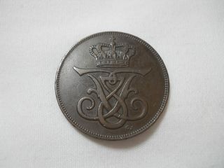 1912 Denmark 5 Ore Bronze Coin =vf,  =
