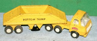Vintage Tonka Bottom Dump Truck And Dump Trailer 1960 