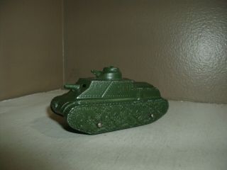 Tootsietoy 1958 - 60 Army Tank 3  1/2 Long, .