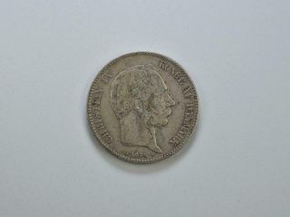 Denmark 2 Kroner 1875,  Km798.  1 Totally Uncleaned Silver Coin