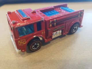 Rare Vintage Hot Wheels Redline Fire Eater Engine 51 Fire Truck 1976