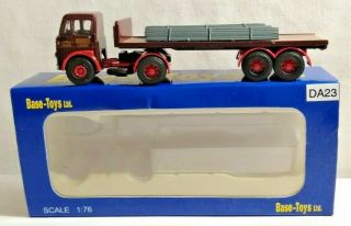 Base Toys Ltd 1:76 Leyland Beaver Artic & Trailer - Dixon Bool Transport - Da23