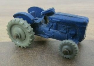 Vintage 1950s Dinky Dublo Massey Harris Ferguson Tractor 069 Blue 00/h0 Scale