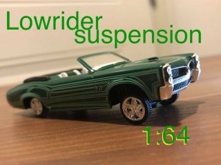 Malibu International Loc Riderz 68 Pontiac Gto,  Lowrider Suspension 1:64 1/64