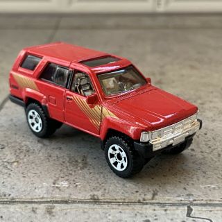 Matchbox Mbx Outdoor Sportsman 1985 Toyota 4runner Rare Red And Chrome Loose