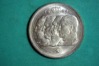1954 - Belgium Belgique 100 Francs Silver Coin J21349