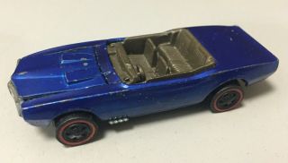 1968 Hot Wheels Custom Firebird Redline Usa Blue