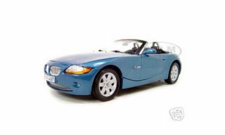 Wrong Box Bmw Z4 Blue Convertible 1:18 Diecast Model Car By Motormax 73144