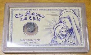 Madonna And Child Silver Denier 1540 - 1600 Ad Austria - Hungarian Empire