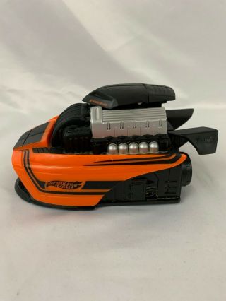 Mattel Hot Wheels Orange Turbo Booster Car Vehicle Launcher Battery