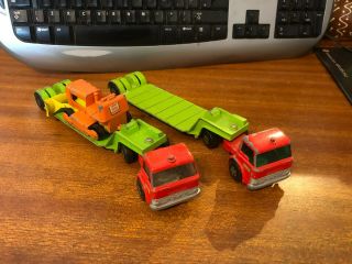 Matchbox Superkings K - 17 Ford Tractor Unit & Dyson Low Loaders