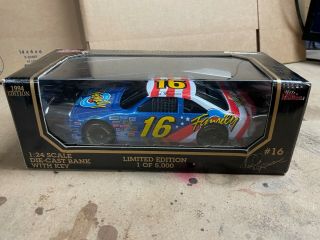 Racing Champions 1/24 Scale 16 Ted Musgrave Family Channel Car Bank 1994