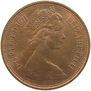 Great Britain 2 Pence 1971 Top S60 723