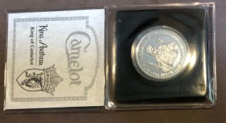1996 Isle Of Man King Arthur 1 Crown Uncirculated Coin 30000 Mintage With