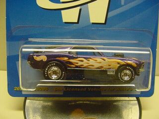 Mattel Hot Wheels 1970 Purple Mustang Mach 1 Real Riders White 