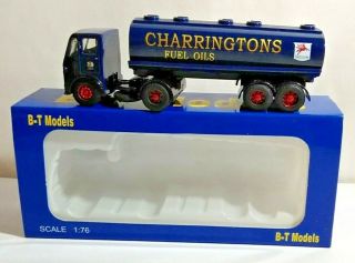 Base Toys Ltd 1:76 Leyland Beaver Tanker - Charringtons Fuel Oils - Da52 - Boxed