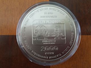 Hungary UEFA Certified European Football Championships 2000 Forint Coin 2021 2