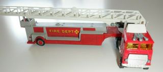 Majorette Movers Fire Dept.  Fdny 55.  612 Ladder Semi Truck Made In France