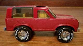 Vintage Toy Nylint Red Metal Ford Bronco Truck