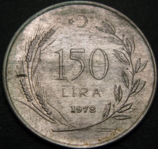 Turkey 150 Lira 1978 - Silver - Fao - Aunc - 3223 ¤