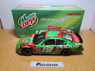 2001 Casey Atwood 19 Dodge Dealers / Mountain Dew Dodge 1:24 Nascar Action Mib