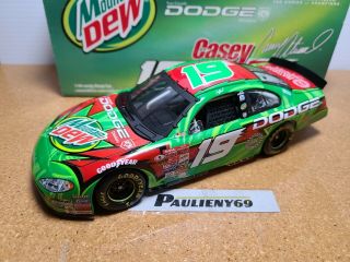 2001 Casey Atwood 19 Dodge Dealers / Mountain Dew Dodge 1:24 NASCAR Action MIB 2
