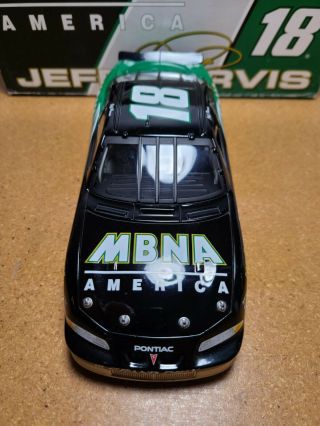 2001 Jeff Purvis 18 MBNA Joe Gibbs Racing Pontiac 1:24 NASCAR Action MIB 3