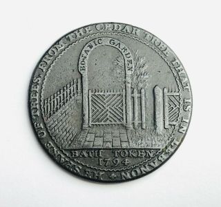 1794 Half ½ Penny Somerset - Bath / J.  Jelly Conder Token Uk Coin A400