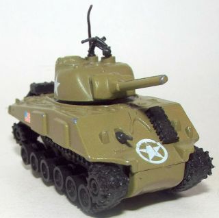 Zylmex Die Cast Wwii Type Us Army M - 4 Sherman Tank